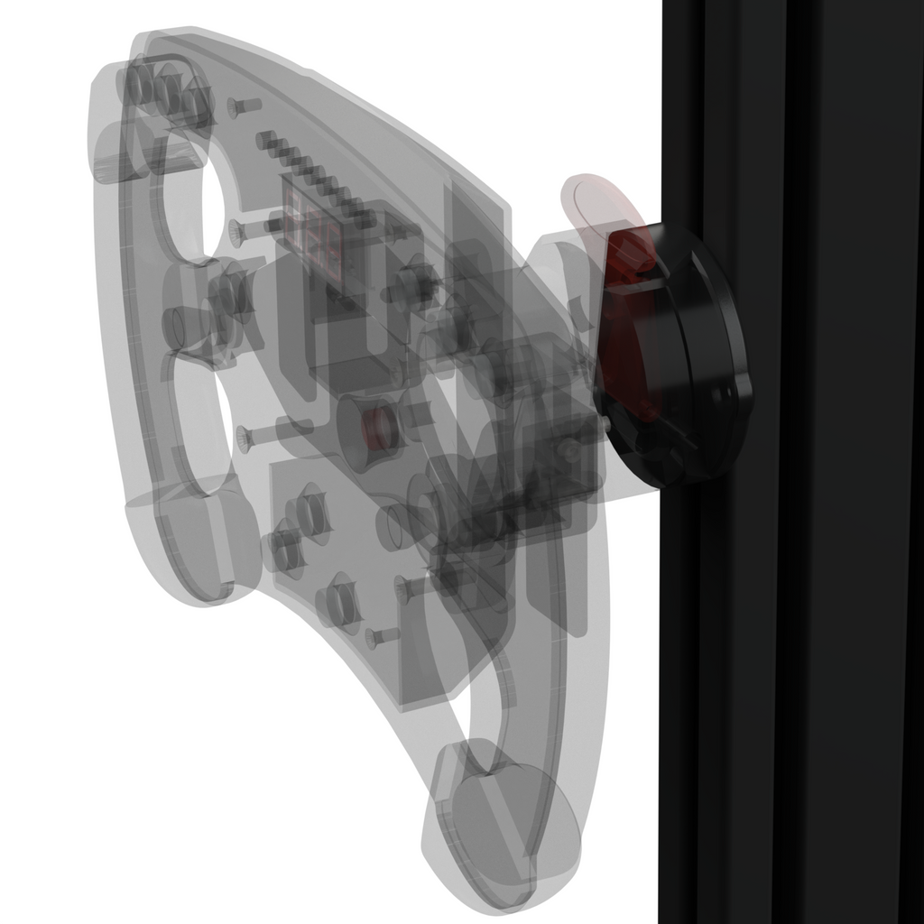 Wheel Sim Rig Mount For Asetek Quick Release