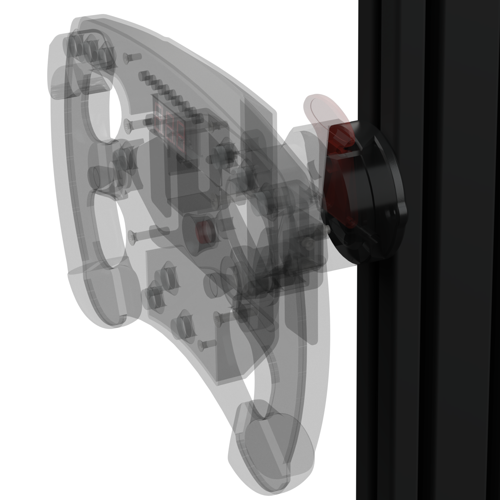 Wheel Sim Rig Mount For Asetek Quick Release