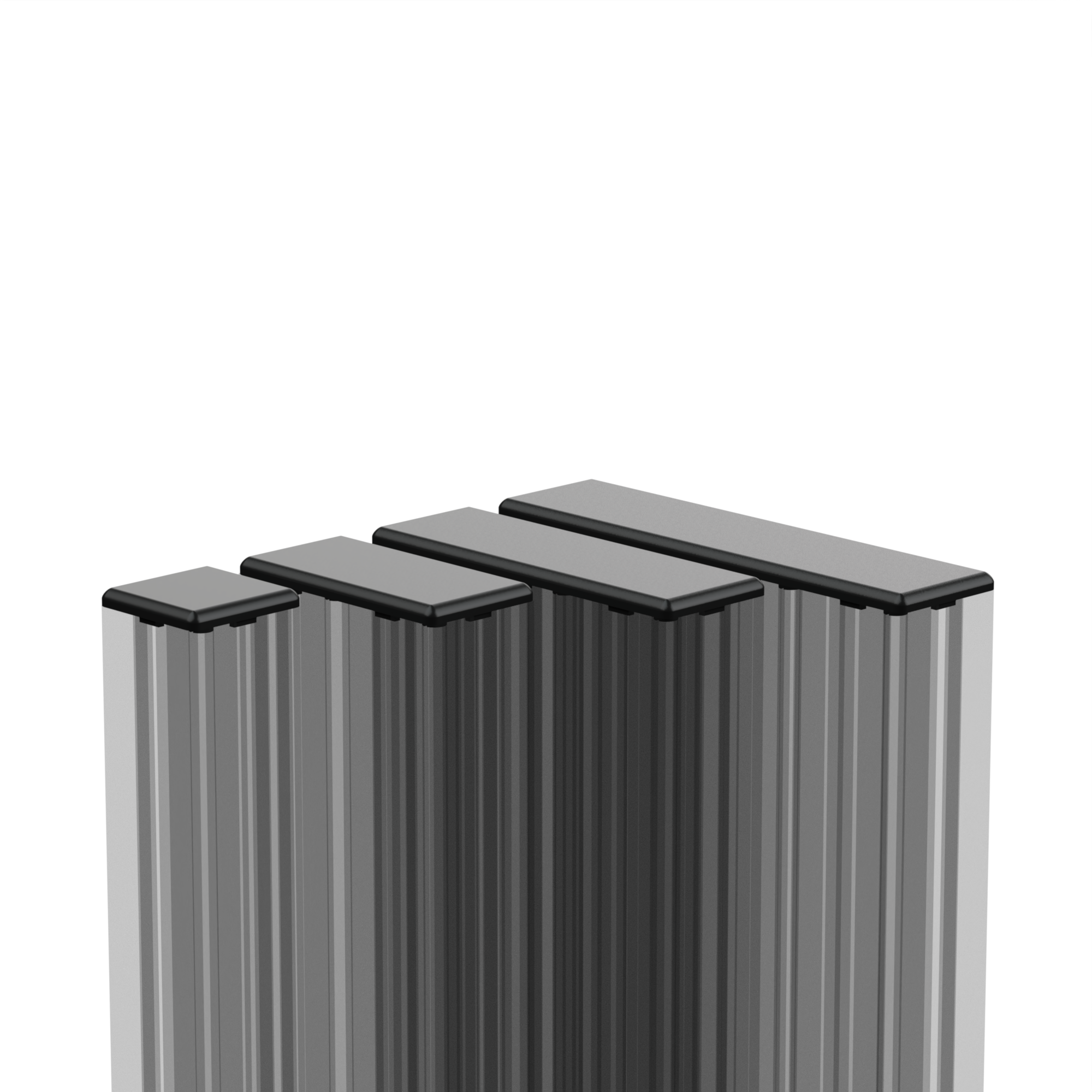 Aluminum Profile End Caps for Sim Rig