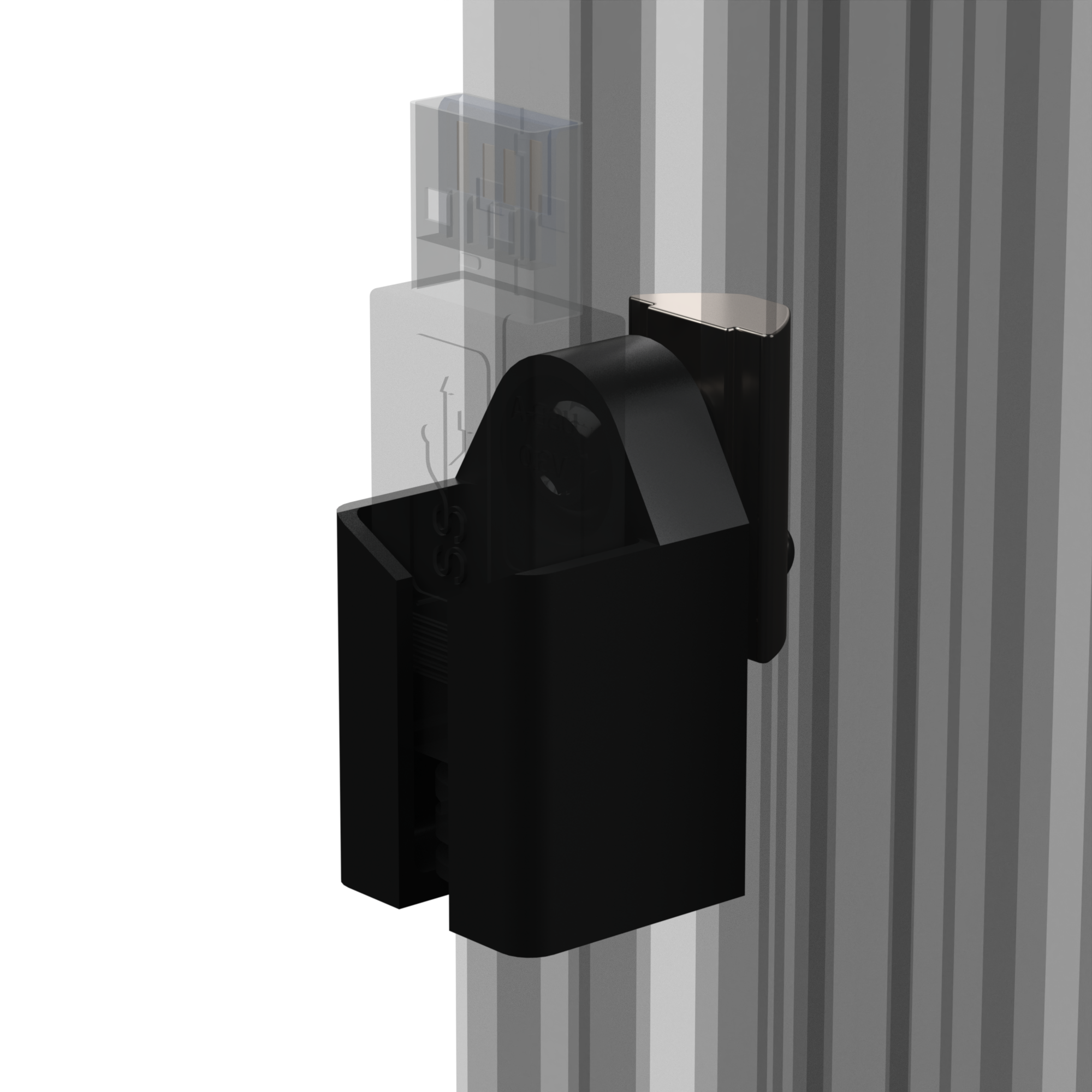 USB A Cable Holder for Sim Racing Rig